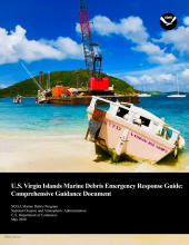Cover of the U.S. Virgin Islands Marine Debris Emergency Response Guide: Comprehensive Guidance Document.