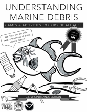 The cover of the U.S. Virgin Islands Edition of Understanding Marine Debris workbook.