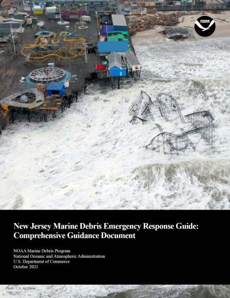 Cover of the New Jersey Marine Debris Emergency Response Guide.