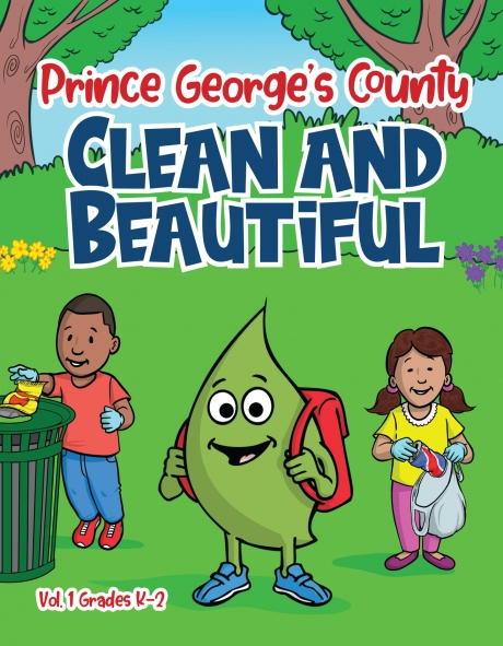 Cover of Prince George’s County Clean and Beautiful activity book.