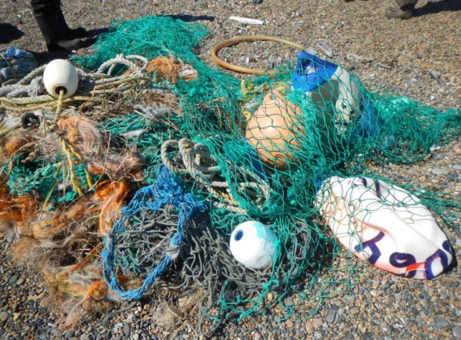 A pile of nets.
