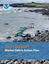 Cover of the 2021 Hawai‘i Marine Debris Action Plan.