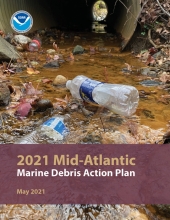 Cover of the Mid-Atlantic Marine Debris Action Plan.