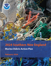 Cover of the Southern New England Marine Debris Action Plan.