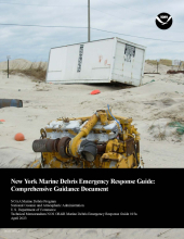 Cover of the New York Marine Debris Emergency Response Guide.