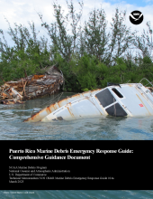 Puerto Rico Marine Debris Emergency Response Guide cover.